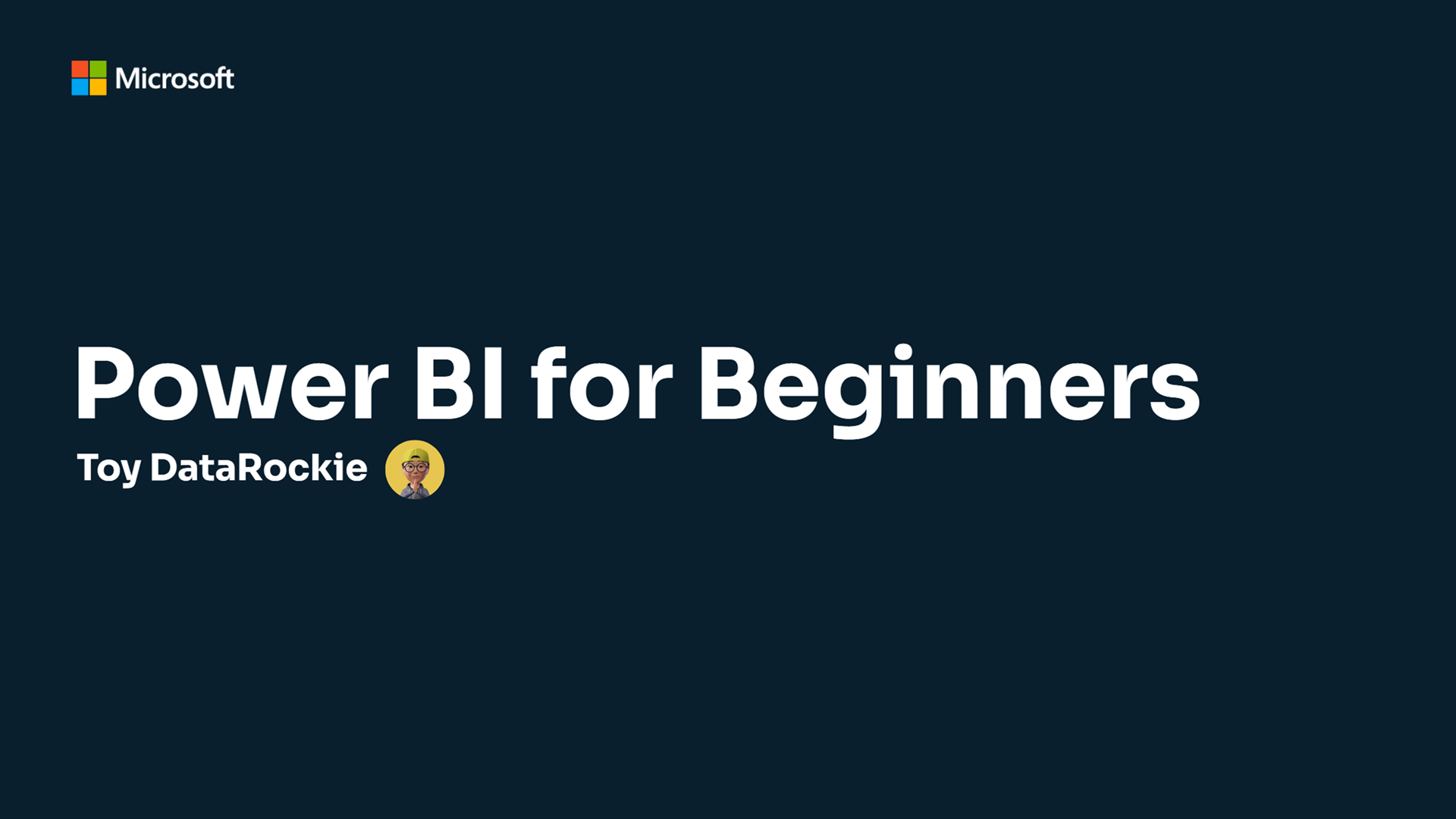 หลักสูตร Power BI for Beginners by Microsoft